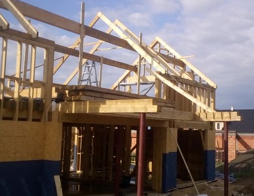 Budowa domu w Bromovicach 