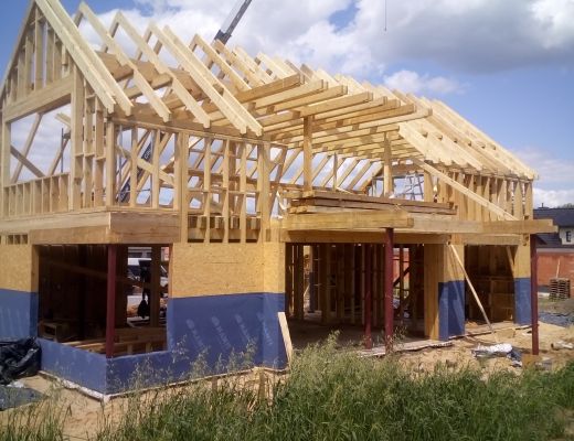 Budowa domu w Bromovicach 