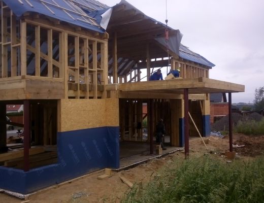 Budowa domu w Bromovicach 