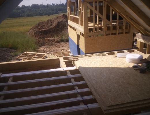 Budowa domu w Bromovicach 