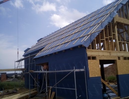 Budowa domu w Bromovicach 