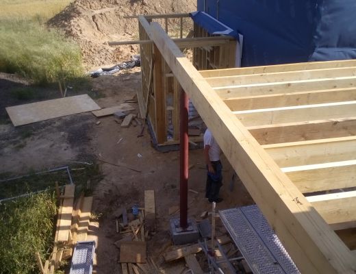 Budowa domu w Bromovicach 