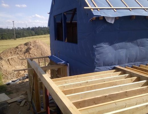 Budowa domu w Bromovicach 