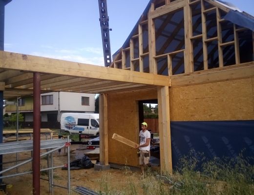 Budowa domu w Bromovicach 