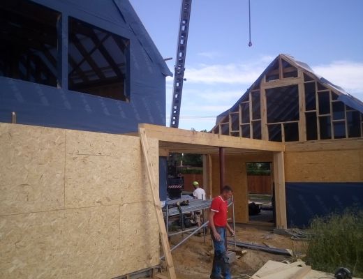 Budowa domu w Bromovicach 