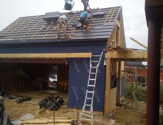 Budowa domu w Bromovicach 