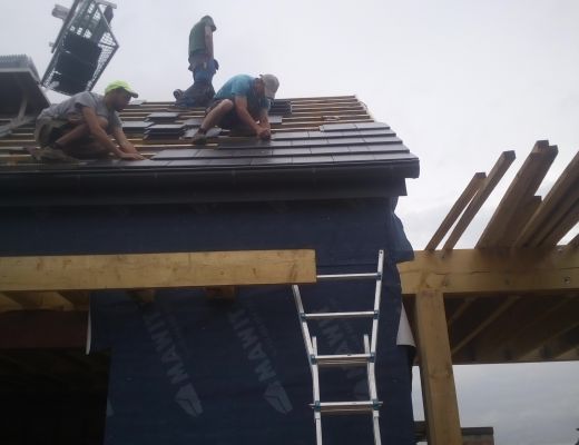 Budowa domu w Bromovicach 