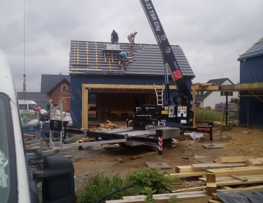 Budowa domu w Bromovicach 