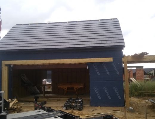 Budowa domu w Bromovicach 