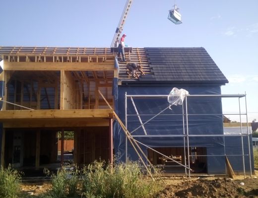 Budowa domu w Bromovicach 