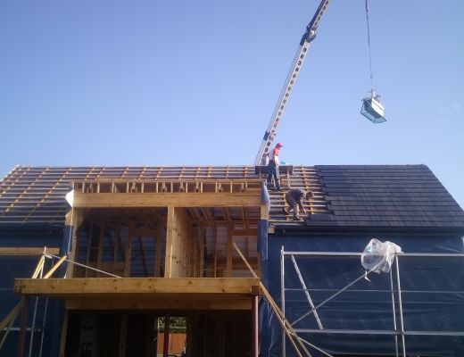 Budowa domu w Bromovicach 