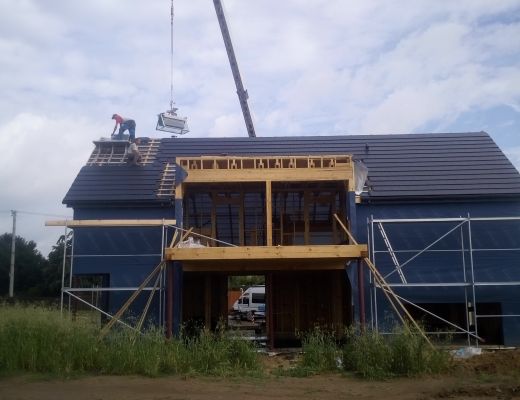 Budowa domu w Bromovicach 