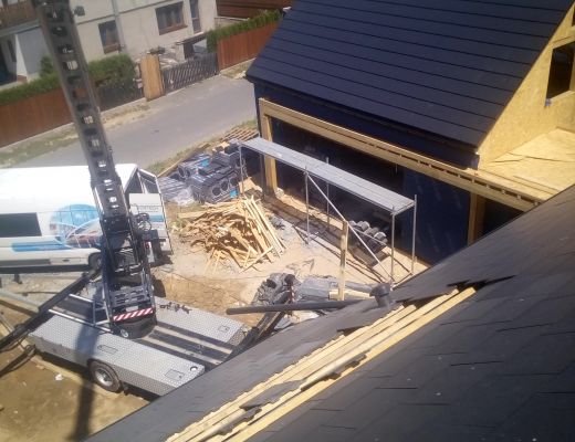 Budowa domu w Bromovicach 