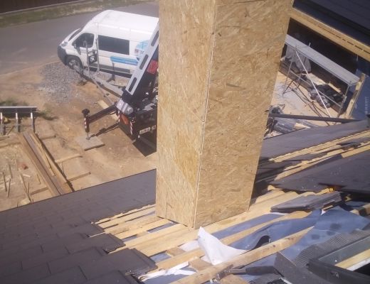 Budowa domu w Bromovicach 