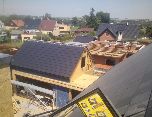 Budowa domu w Bromovicach 