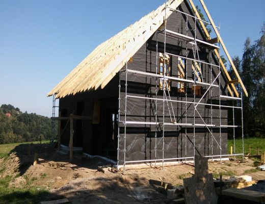 Budowa domu w Gorzkowie