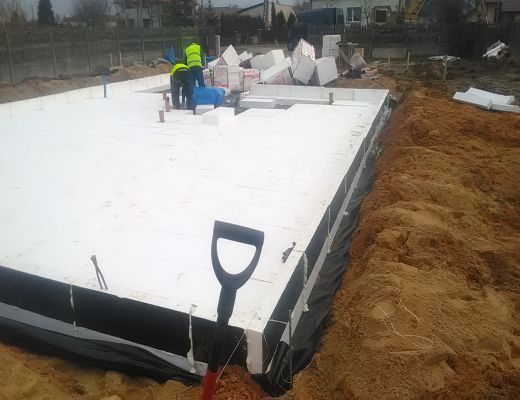 Budowa domu w Praszce 