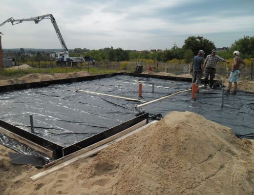 Budowa domu w Łazach k. Zawiercia