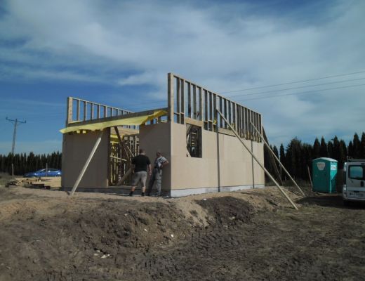 Budowa domu w Łazach k. Zawiercia