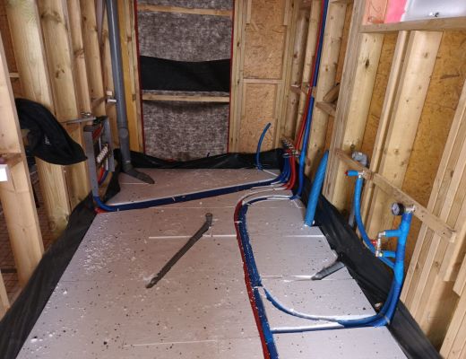 Budowa domu w Woli Batorskiej