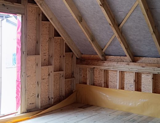 Budowa domu w Woli Batorskiej