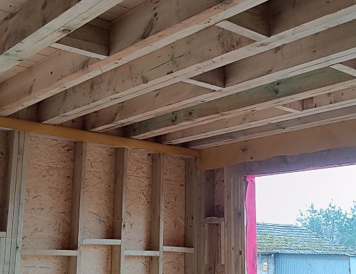 Budowa domu w Woli Batorskiej