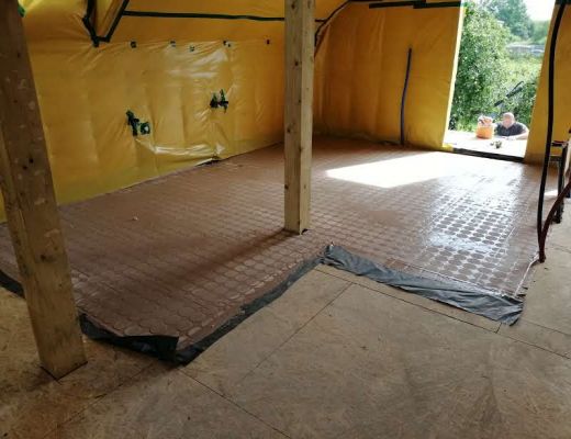 Budoa domu w Chełmie Śląskim