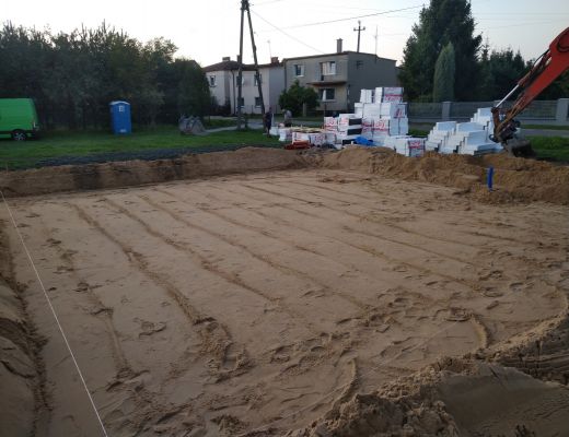 Budowa domu w Rusinowicach