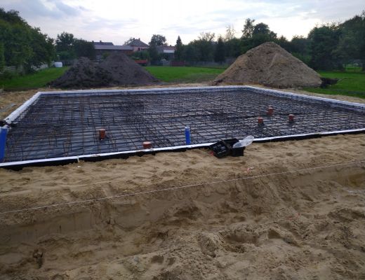 Budowa domu w Rusinowicach