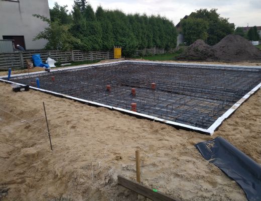 Budowa domu w Rusinowicach