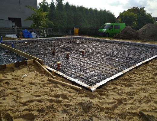 Budowa domu w Rusinowicach