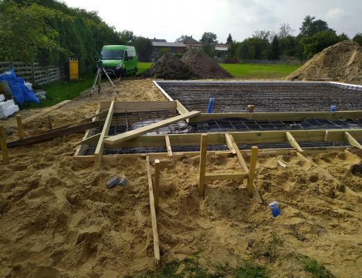 Budowa domu w Rusinowicach