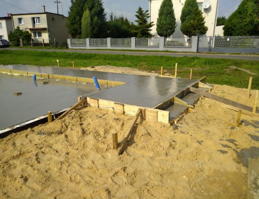 Budowa domu w Rusinowicach