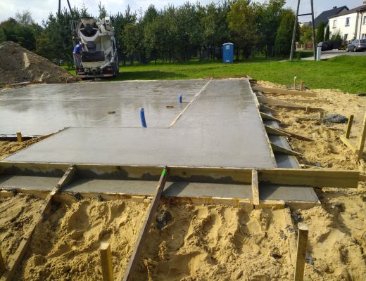 Budowa domu w Rusinowicach