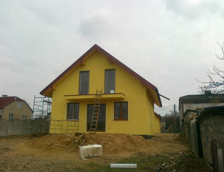 Budowa domu w Rzedkowicach