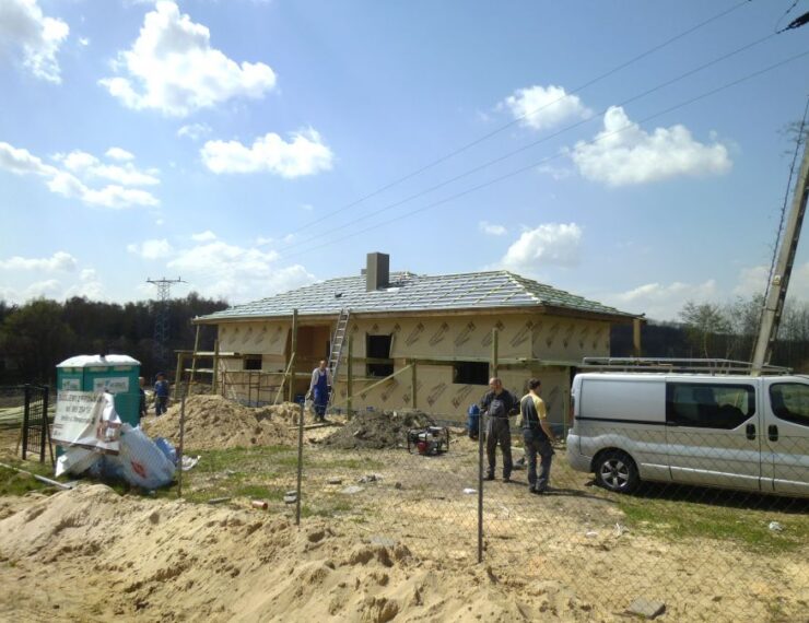 Budowa domu w Gródkowie