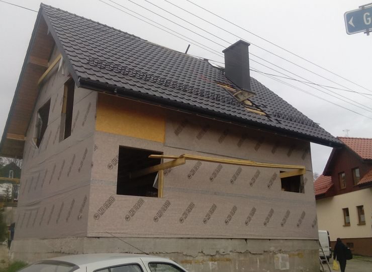 Budowa domu w Sławkowie