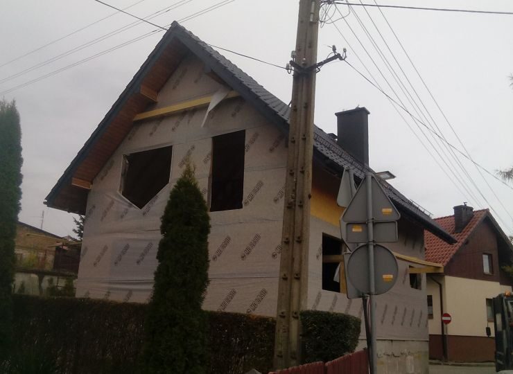 Budowa domu w Sławkowie