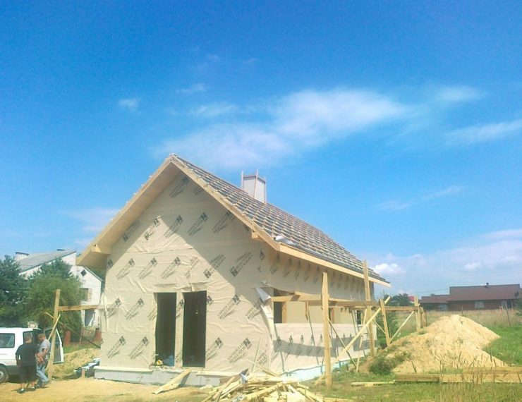 Budowa domu w Łazach