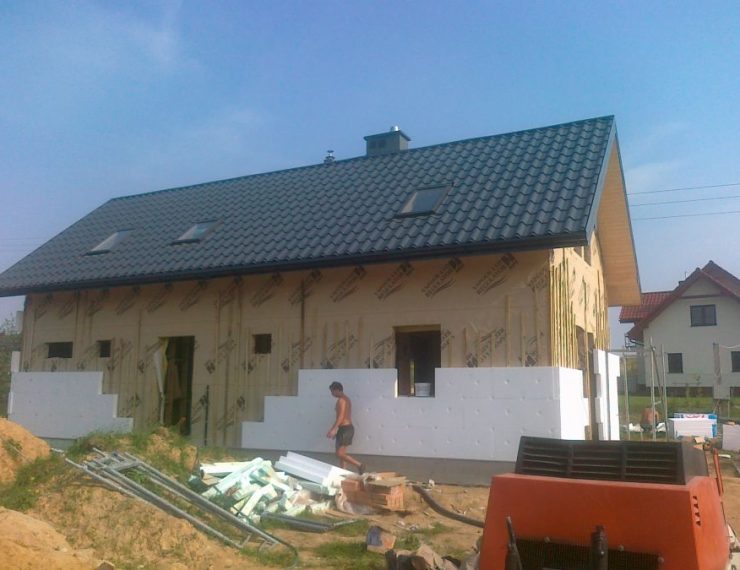 Budowa domu w Łazach