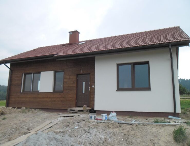 Budowa domu w Rychwałdzie