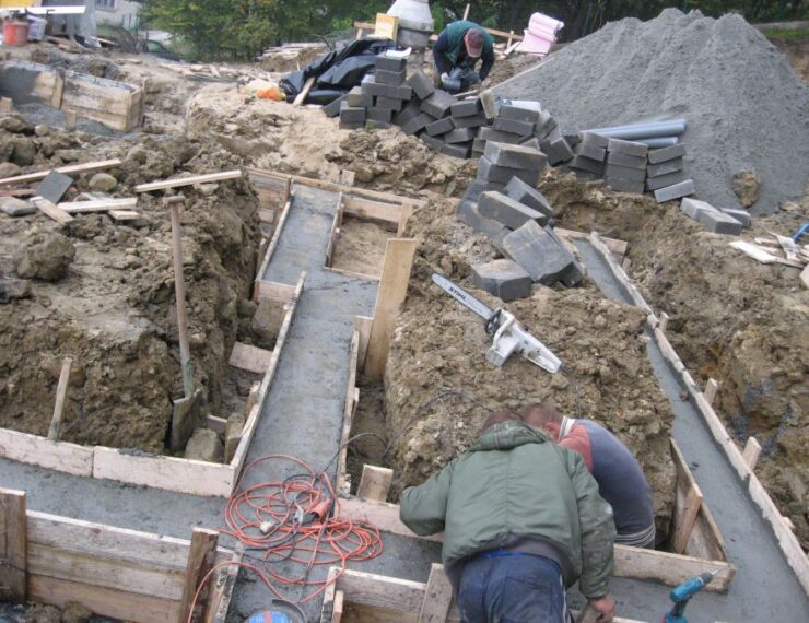 Budowa domu w Rychwaldzie