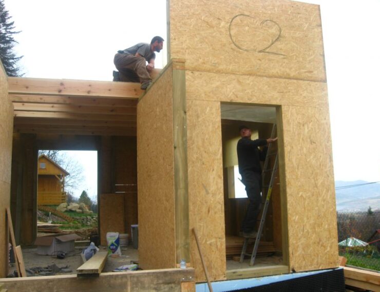 Budowa domu w Rychwaldzie