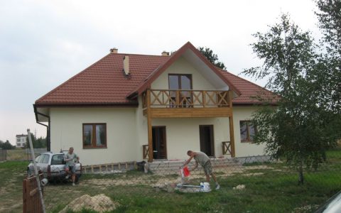Budowa domu w Kłomnicach