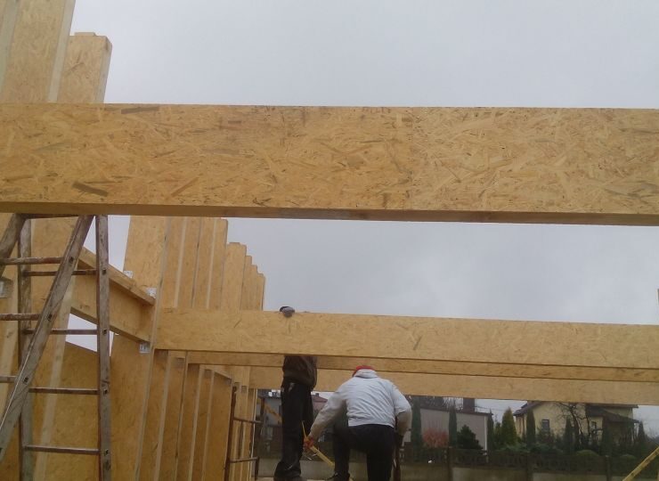 Budowa domu w Sarnowie