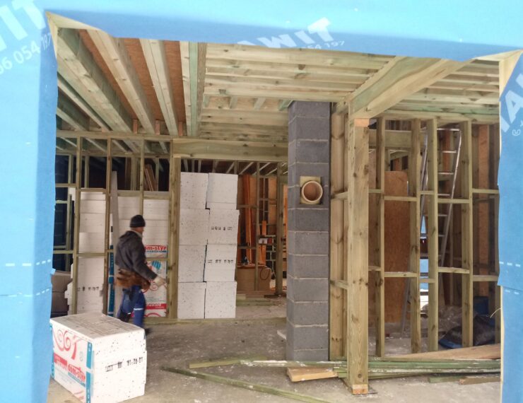 Budowa domu Chorągwicy