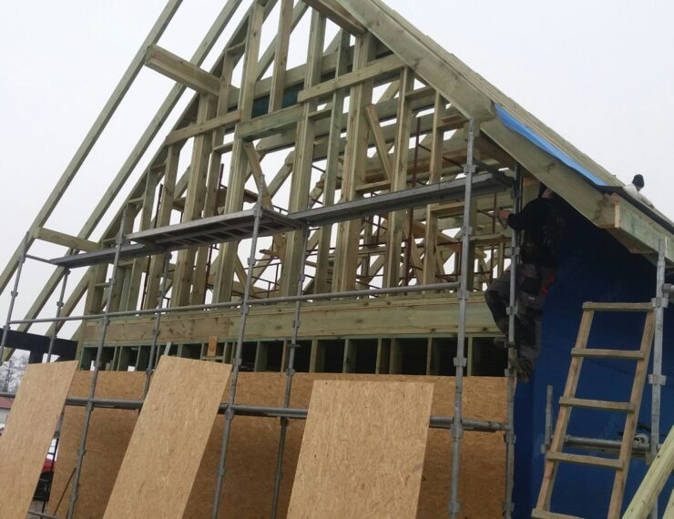 Budowa domu w Porębie Wielkiej