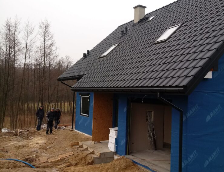 Budowa domu Chorągwicy