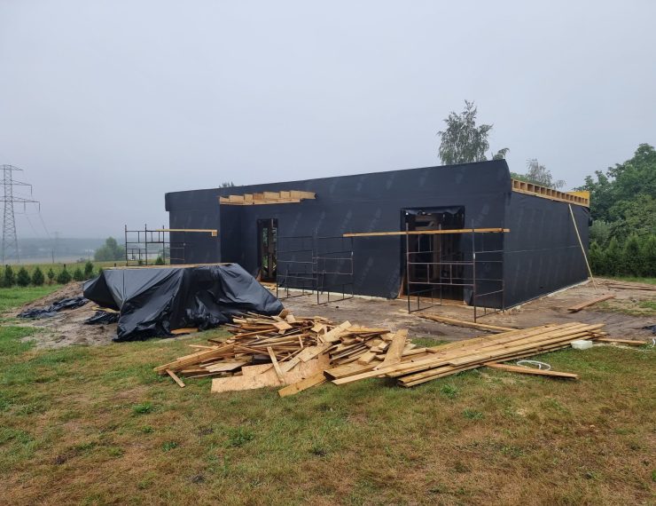 Budowa domu w Łaziskach Górnych