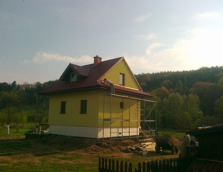 Budowa domu w Witkowie Śląskim obok Wałbrzycha